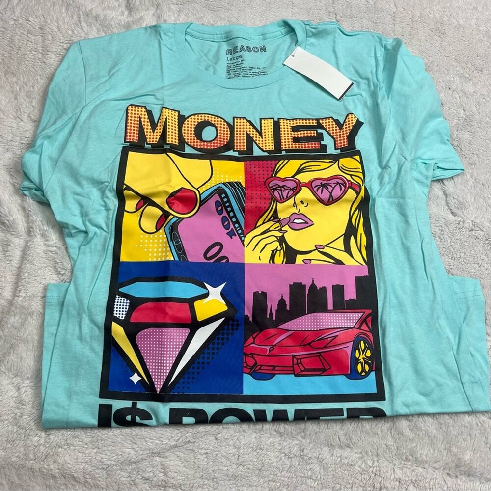 Reason Money Is Power Graphic Tee - Picture 3 of 3